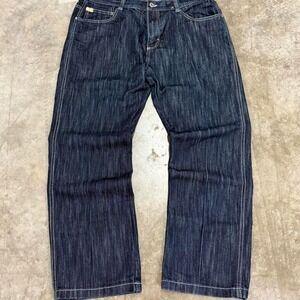 Y2K Southpole Baggy Dark Wash Denim Jeans Size 36